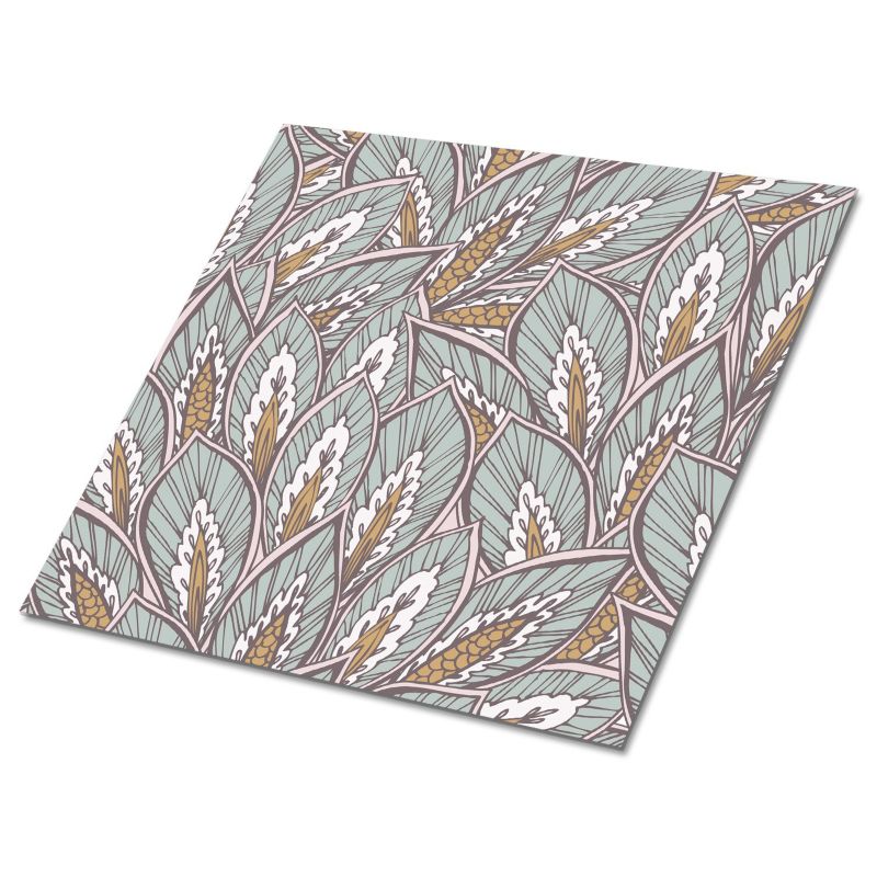 Kafelki samoprzylepne Tulup 30x30 cm Wschodni kwiatowy wzór 9 szt.