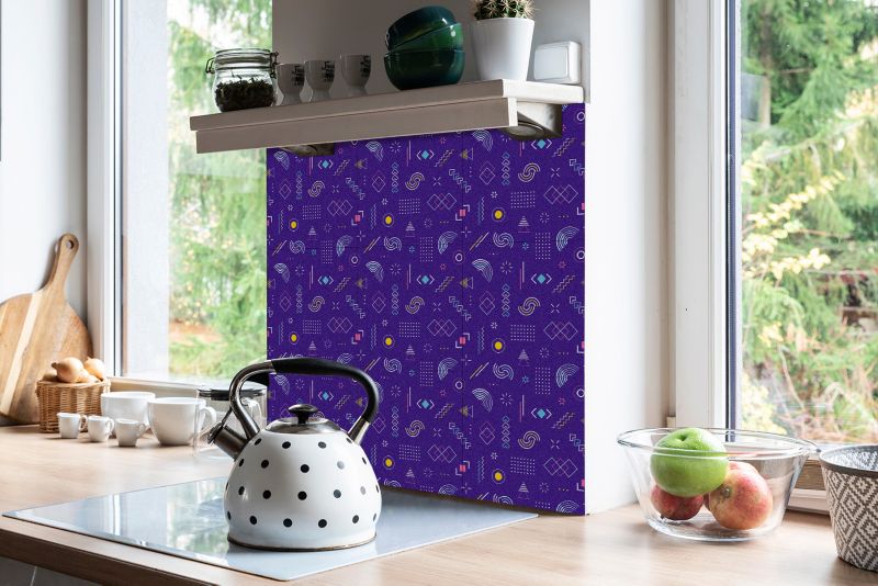 Kafelki samoprzylepne Tulup 30x30 cm Wzór geometryczny 9 szt. VI