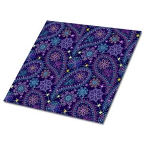 Kafelki samoprzylepne Tulup 30x30 cm Wzór Paisleya 9 szt.