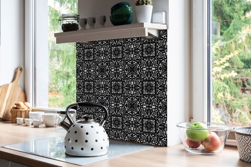 Kafelki samoprzylepne Tulup 30x30 cm Wzór retro z Bliskiego Wschodu 9 szt.