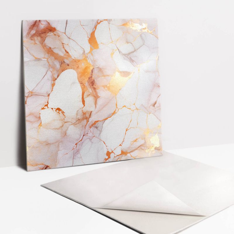 Kafelki samoprzylepne Tulup 30x30 cm Złoty marmur 9 szt.