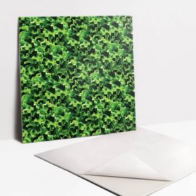 Kafelki samoprzylepne Tulup 30x30 cm Zielone liście sałaty 9 szt.