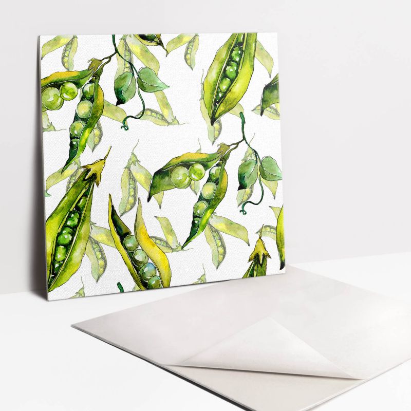 Kafelki samoprzylepne Tulup 30x30 cm Zielony groszek 9 szt.