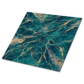 Kafelki samoprzylepne Tulup 30x30 cm Zielony malachit 9 szt.