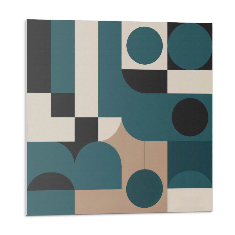 Kafelki samoprzylepne Wallfluent 50x50 cm Abstrakcyjne formy z unikalnymi kształtami 4 szt.