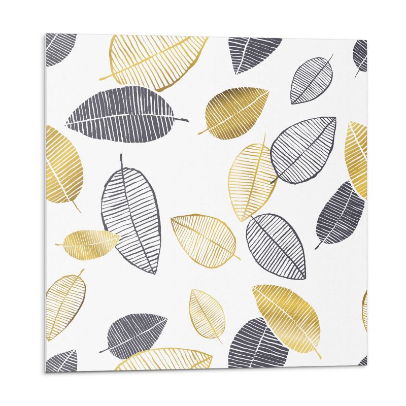 Kafelki samoprzylepne Wallfluent 50x50 cm Motyw liści w harmonijnym otoczeniu 4 szt.