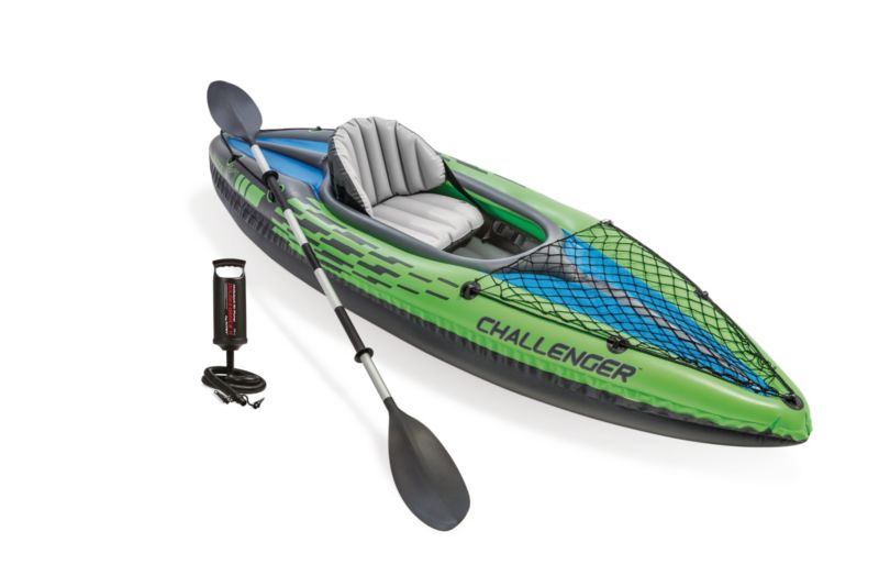 Kajak dmuchany Intex Challenger K1 68305 wiosła pompka 1os. 1 szt.
