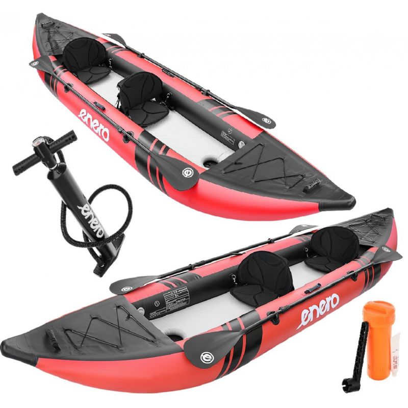 Kajak Enero  2-osobowy set 385X96X42cm laminowany pvc 200kg  1szt.