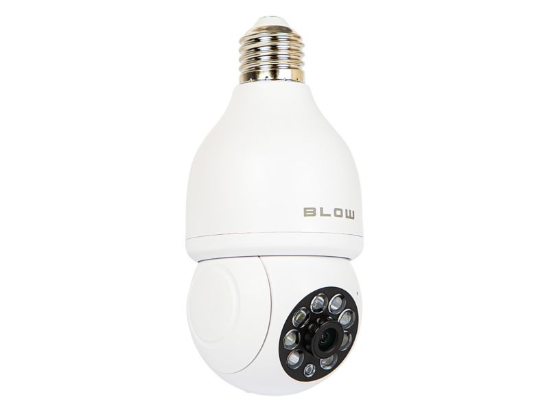 Kamera IP BLOW wewnętrzna obrotowa żarówka gwint E27 WiFi 3MP PTZ audio TUYA 1 szt.