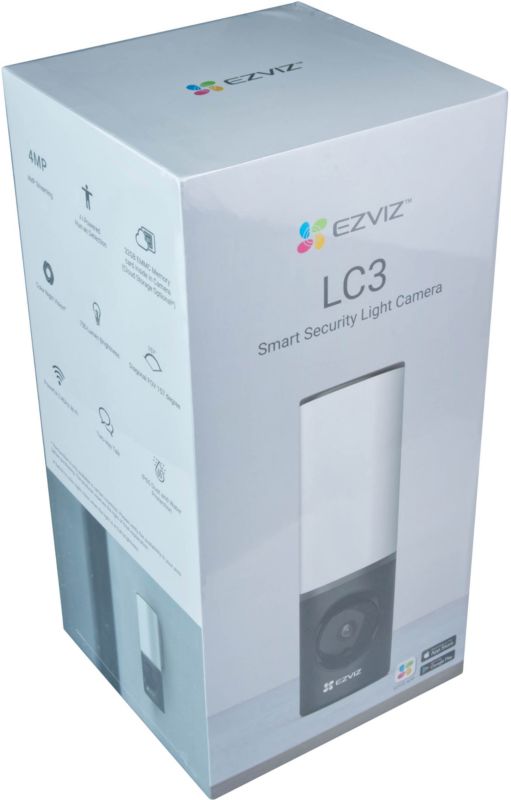 Kamera WiFi Ezviz LC3 z lampą ścienną IP65