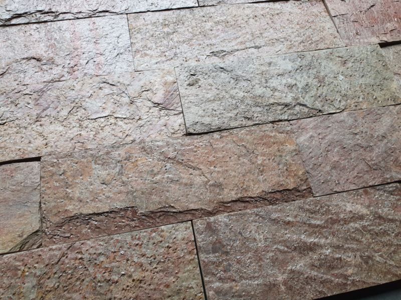 Kamień elewacyjny-dekoracyjny kwarcytowy Tiles Copper Brick 10x30 1 m2