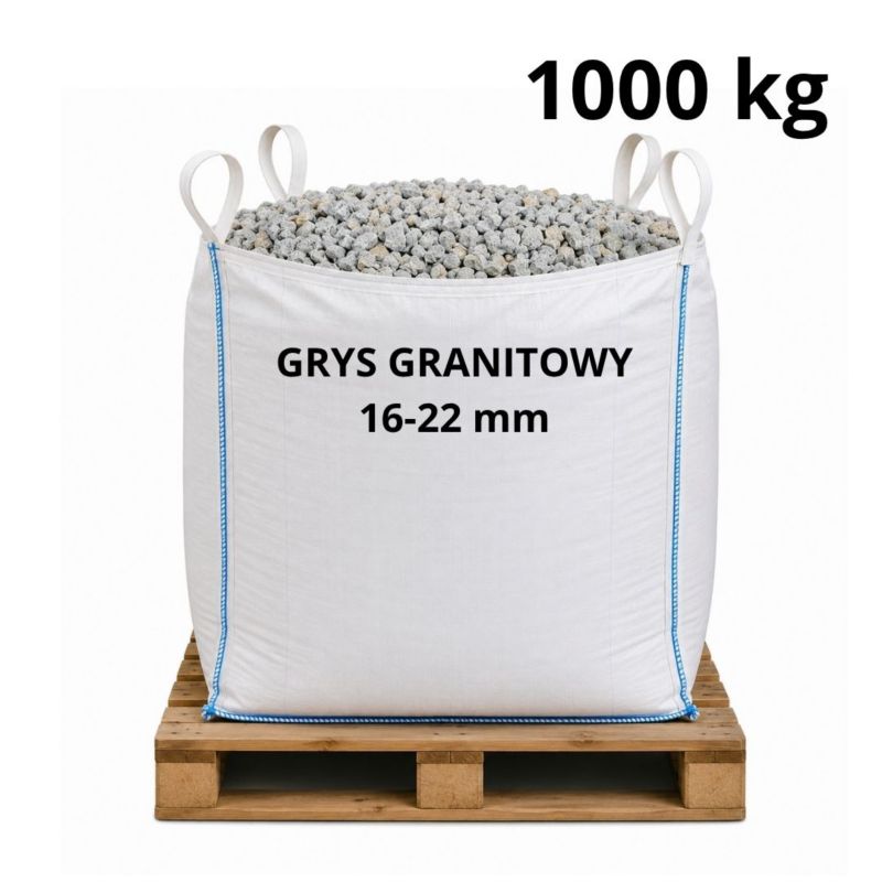 Kamień ozdobny Grys Granitowy Terra Feniks 16-22 Big Bag 1000 kg 1 szt