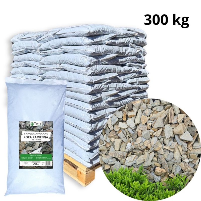 Kamień ozdobny Terra Feniks Kora Kamienna 18-30 mm 240 kg (12 x 20 kg)