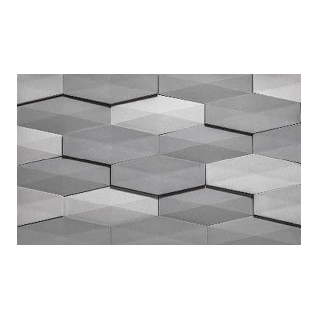 Kamień dekoracyjny gipsowy Geometric 3D szary 0,41 m2