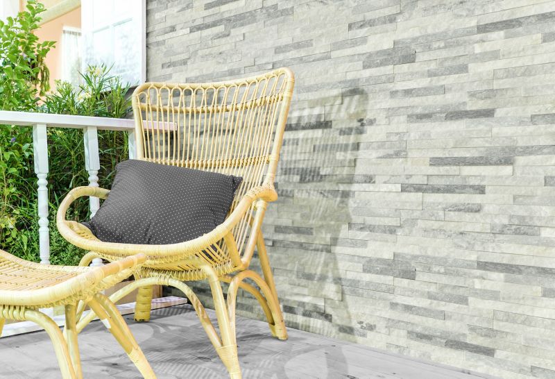 Kamień naturalny Quartz 10 x 35 cm white&grey 0,39 m2