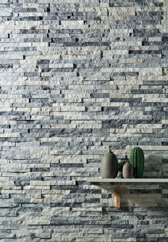 Kamień naturalny Quartz 10 x 35 cm white&grey 0,39 m2