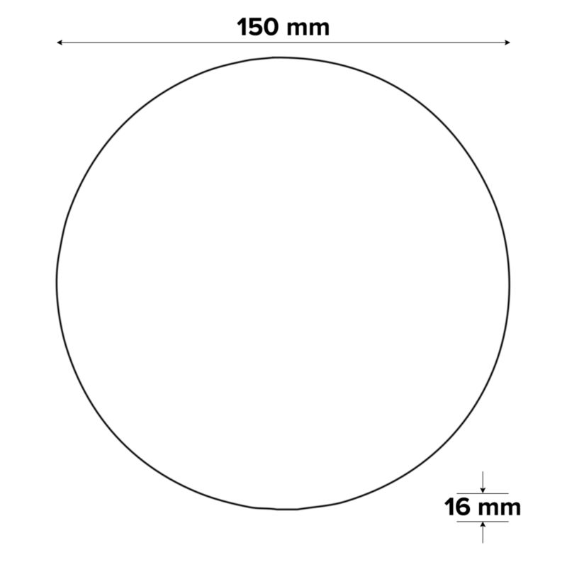 Kamień szlifierski Universal 150 x 16 x 12,7 mm P36