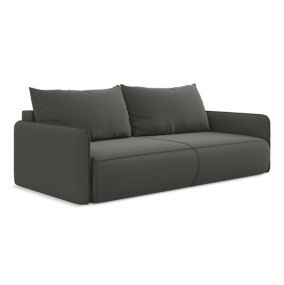 Kanapa 3-osobowa z funkcją spania Makamii Nanea z weluru 216x105 cm stalowy 1 szt.