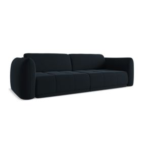 Kanapa 4-osobowa Makamii Hoku z weluru 250x105 cm królewski niebieski 1 szt.