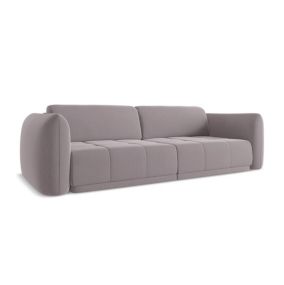 Kanapa 4-osobowa Makamii Hoku z weluru 250x105 cm lawendowy 1 szt.