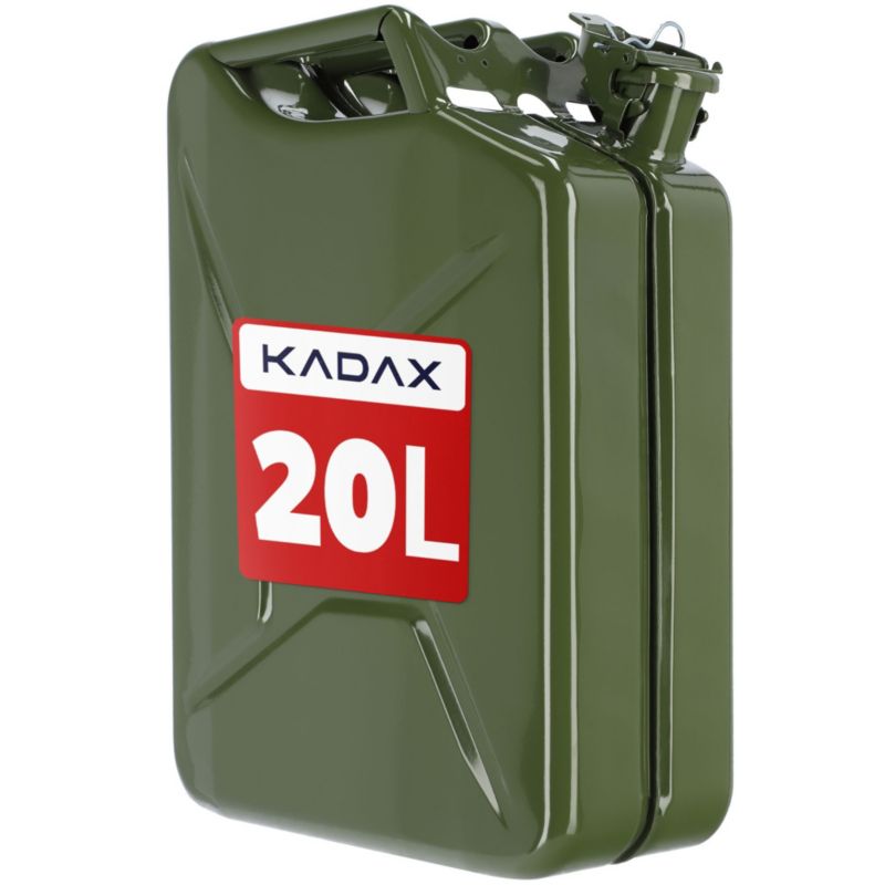 Kanister KADAX metalowy Zbiornik Na Paliwo Olej 20L 1szt.