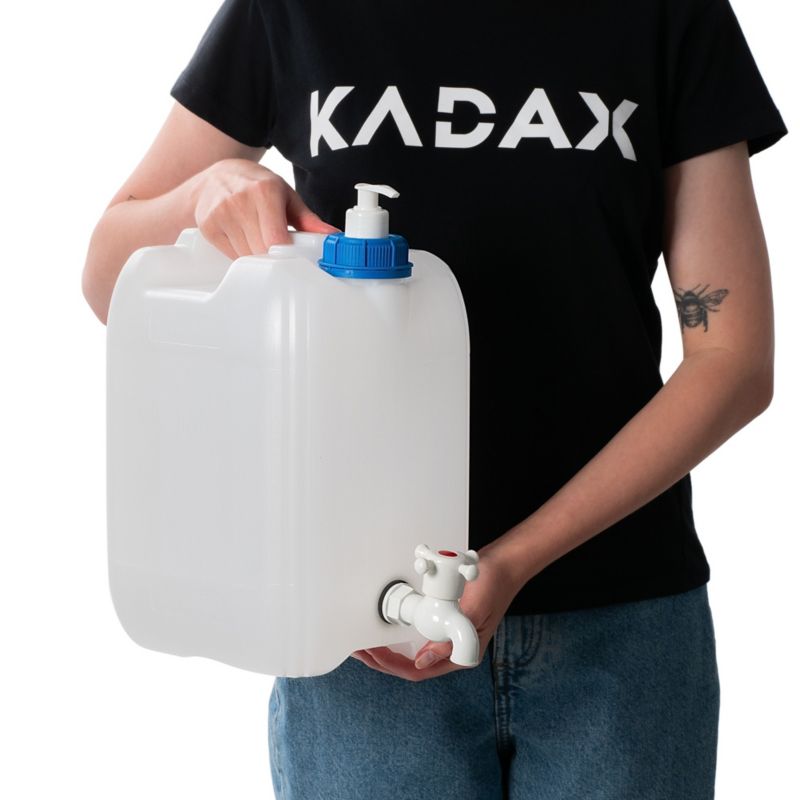 Kanister na wodę KADAX pojemnik bańka dozownik z kranem 20 l