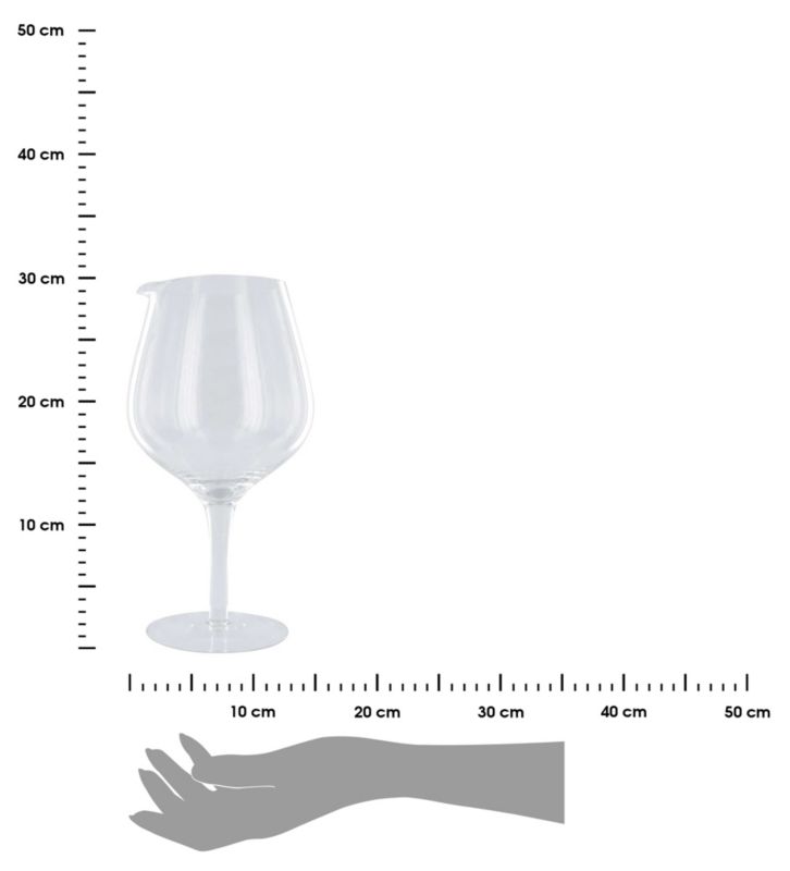 Karafka do wina Vinario HowHomely 1,6 l szkło 30x14,5 cm 1 szt.