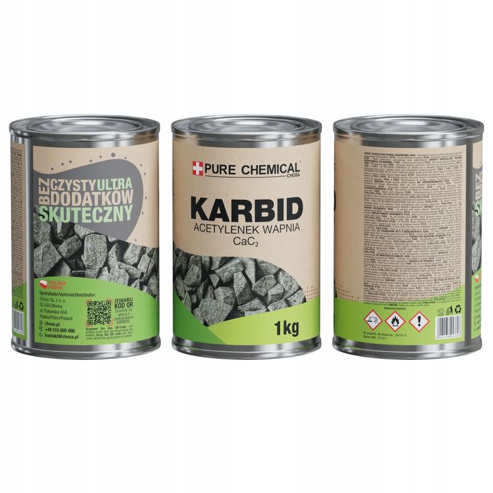 Karbid czysty węglik wapnia Pure Chemical 1kg 1 szt.