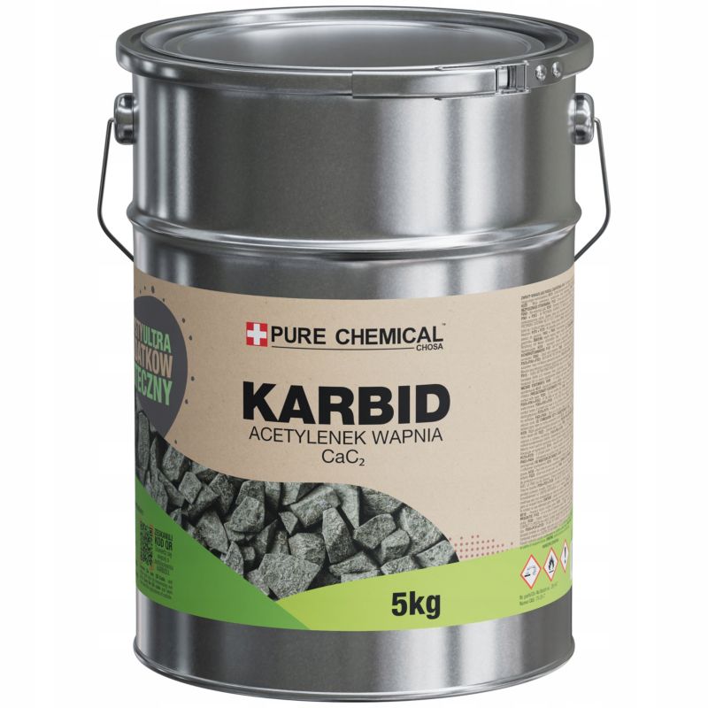 Karbid węglik wapnia granulat Pure Chemical 5kg 1 szt.