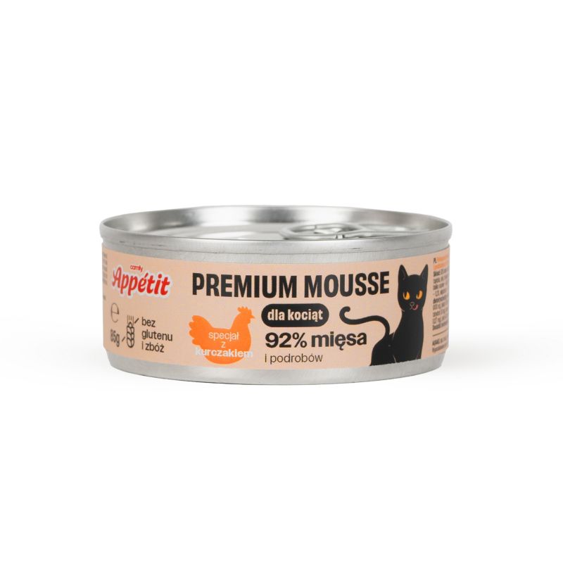 Karma mokra dla kociąt Comfy Appetit Premium kurczak 85 g
