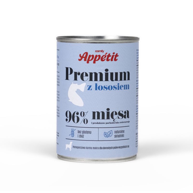 Karma mokra dla psa Comfy Appetit Premium łosoś 400 g