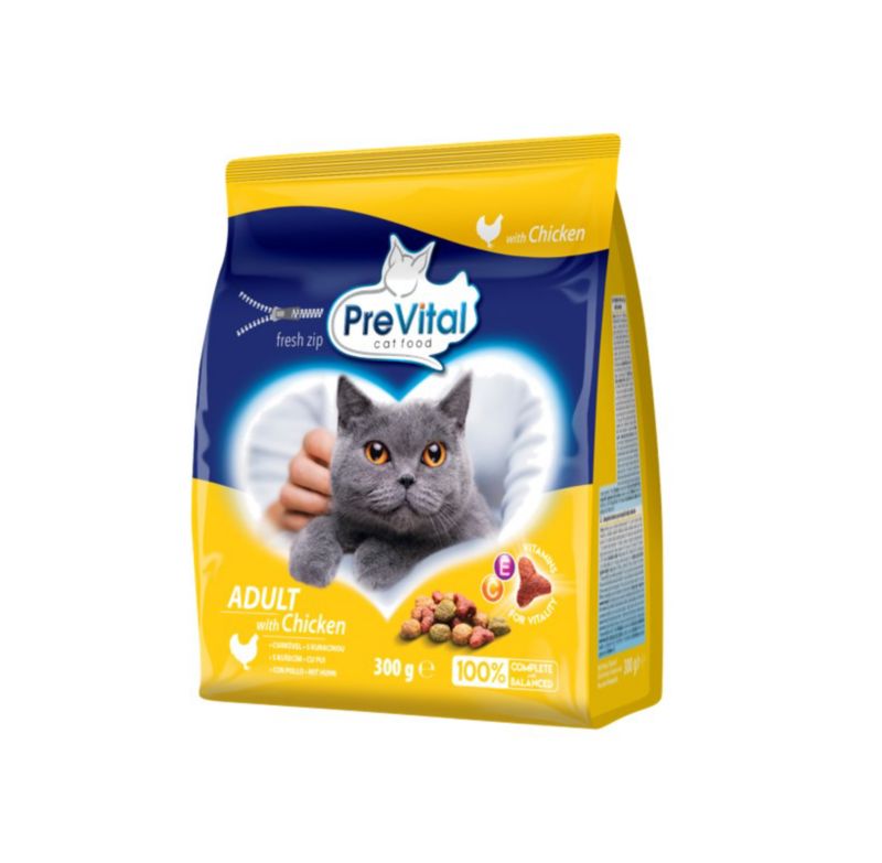 Karma sucha dla kota PreVital kurczak 300 g