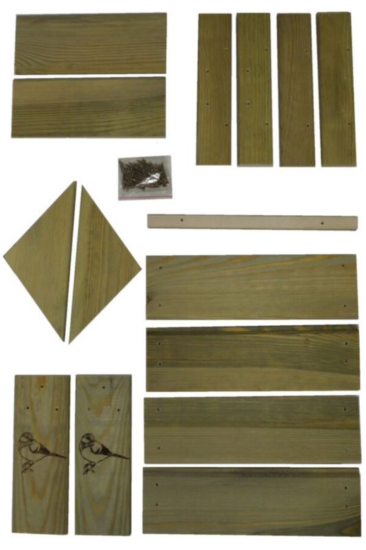 Karmnik dla ptaków DIY Meblogród do samodzielnego montażu, 1szt