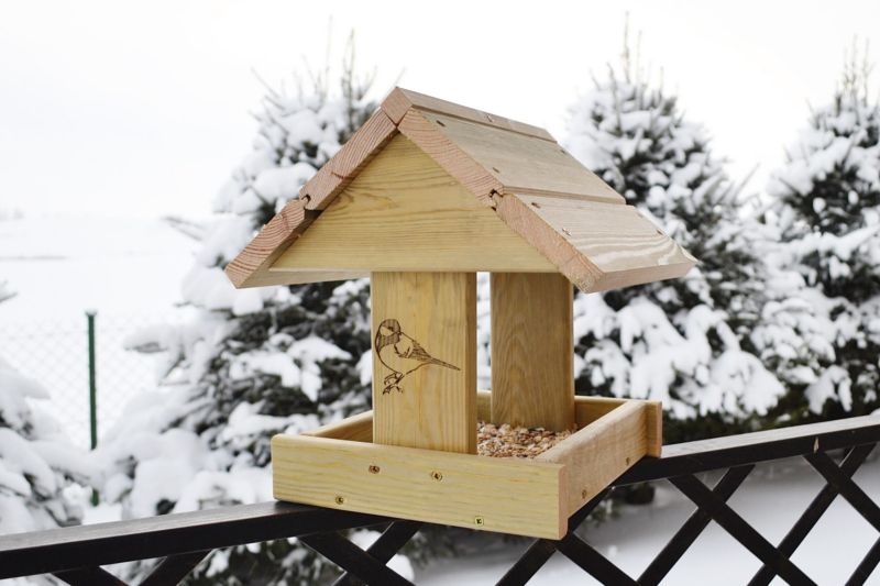 Karmnik dla ptaków DIY Meblogród do samodzielnego montażu, 1szt