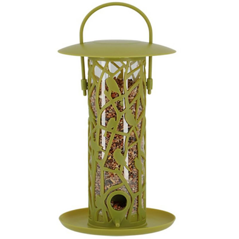 Karmnik dla ptaków Esschert Design zielony typu silos h23 cm 1 szt.