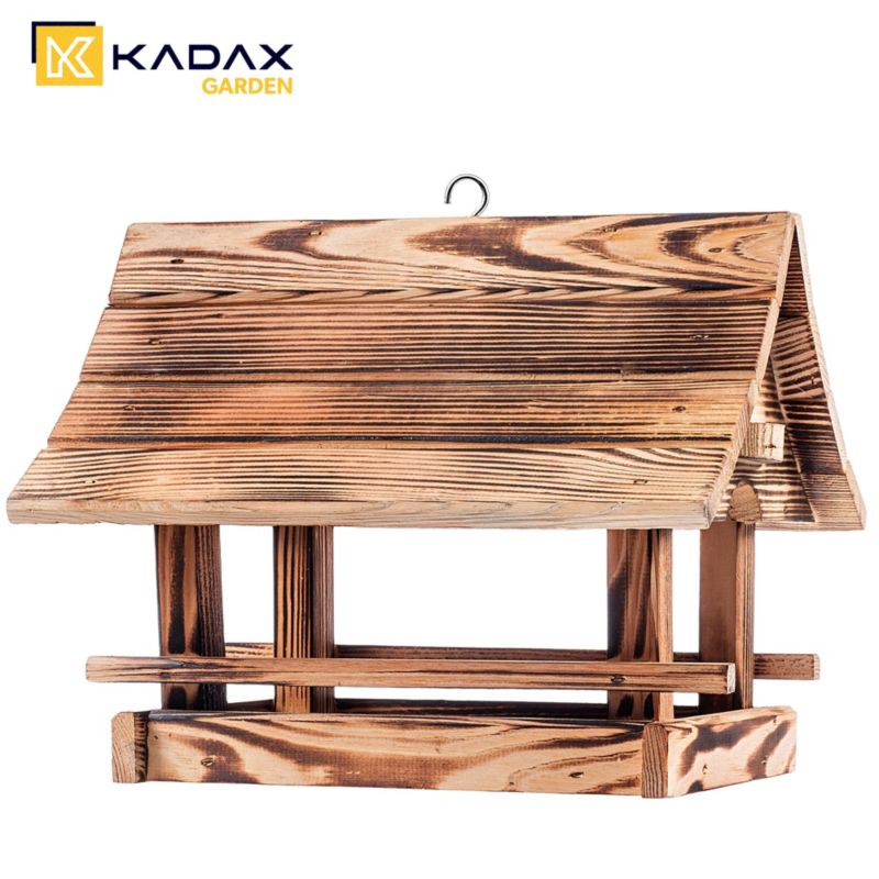 Karmnik dla ptaków KADAX domek opalany 30 x 25 cm 1 szt.