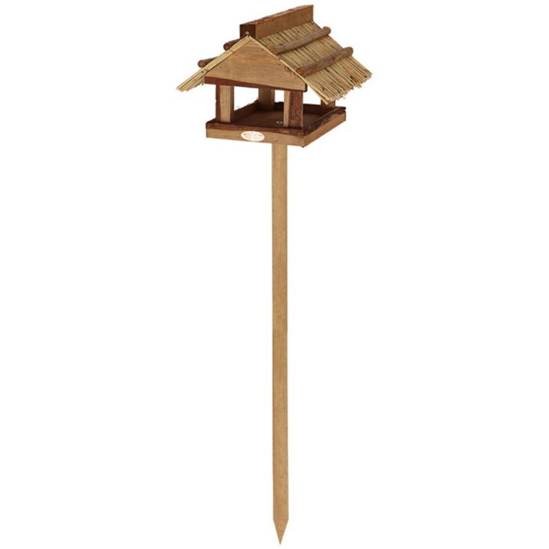 Karmnik dla ptaków stojący Esschert Design drewniany brązowy 111x28x27 cm 1 szt.