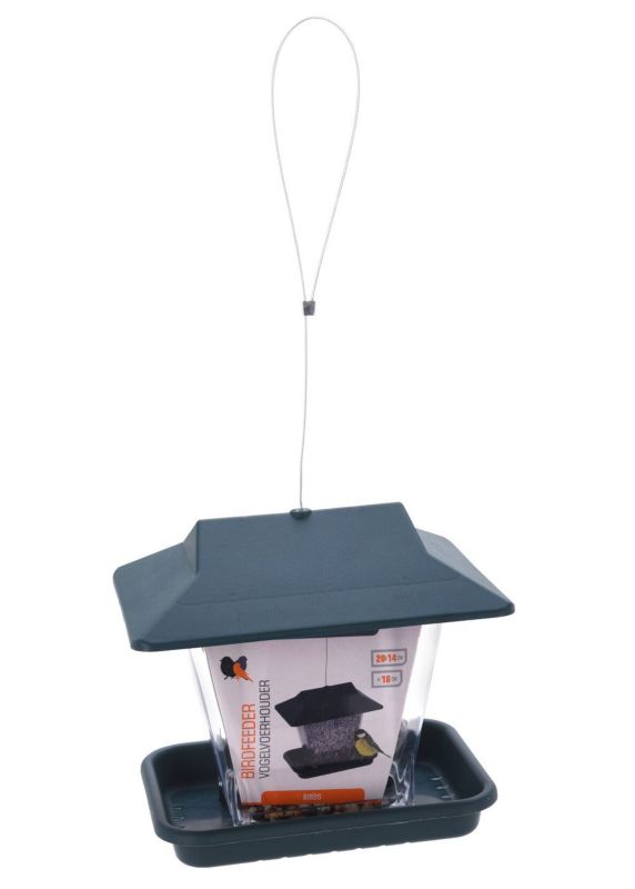 Karmnik Progarden dla ptaków na ziarno wiszący zielony 1 szt.