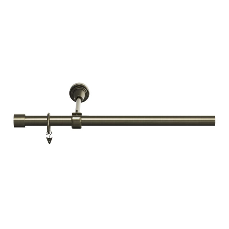 Karnisz pojedynczy Goodhome Antiki 19 mm 240 cm zakończenie złoty