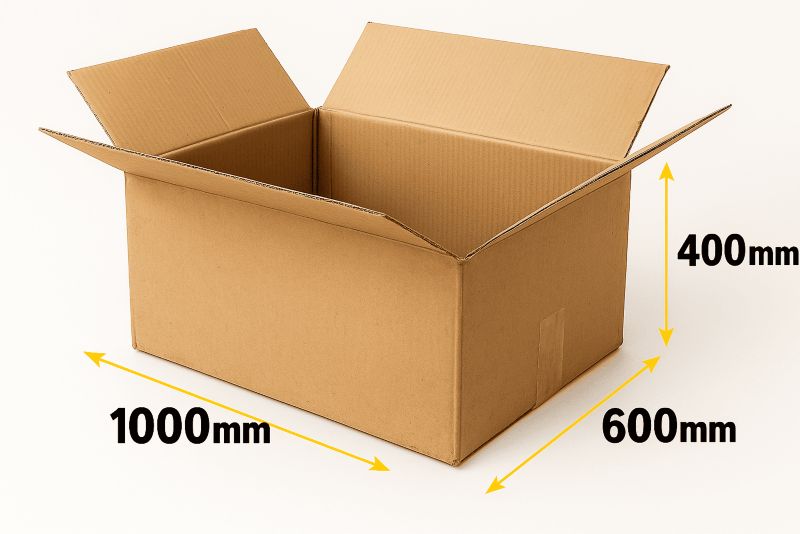 Karton PUDEŁKO Neopak Klapowy 1000x600x400mm DUŻY 1 szt KRAFT 5-Warstwowy XXL 1 szt.