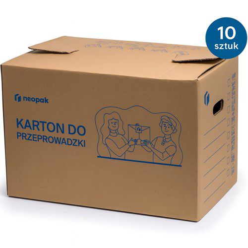 Kartony przeprowadzkowe NEOPAK C500 mocny 5-warstwowy fala BC 10 szt.