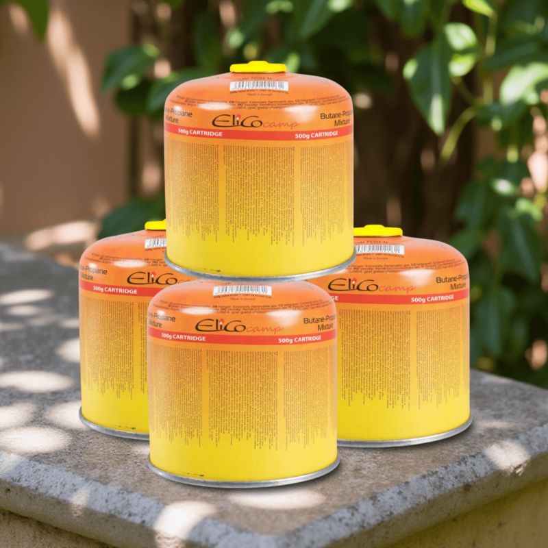 Kartusz nabój gazowy nakręcany 500g/900ml do kuchenek turystycznych 4 sztuk ZESTAW 1szt.