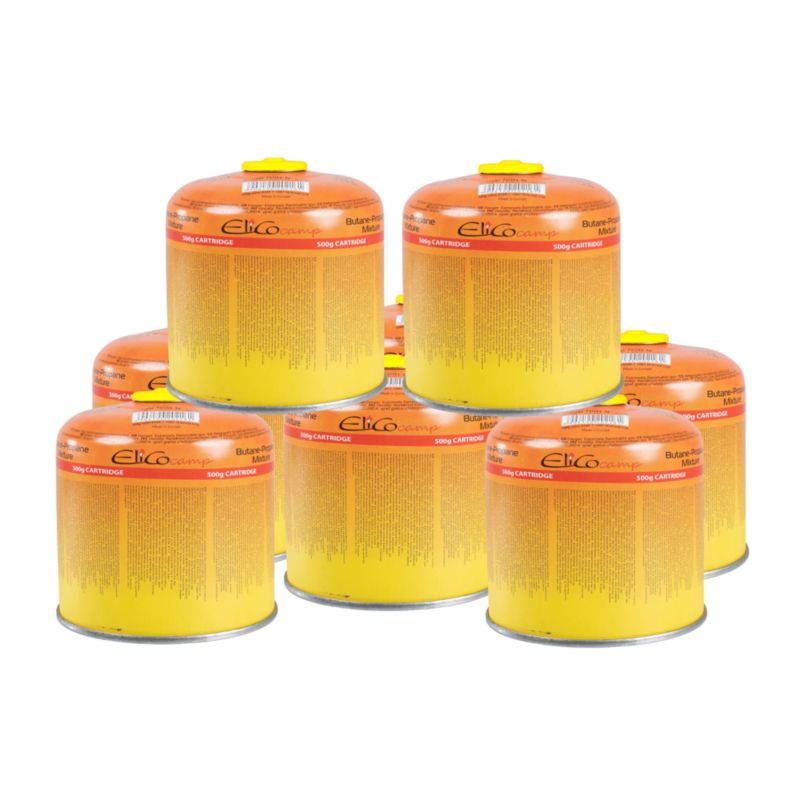 Kartusz nabój gazowy nakręcany 500g/900ml do kuchenek turystycznych ZESTAW 8 sztuk Kamai 1szt.