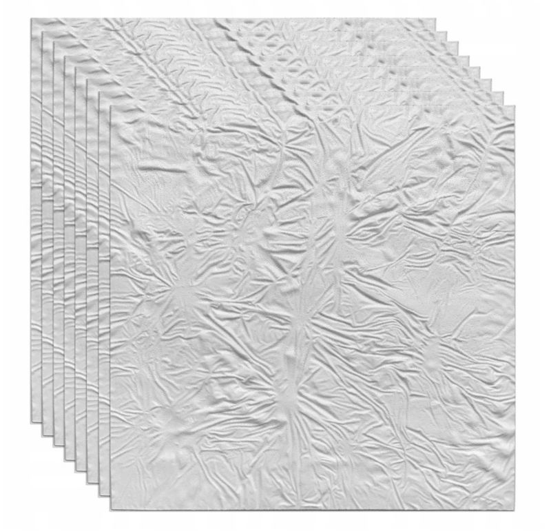 Kaseton sufitowy ścienny panel styropianowy stykowy Marbet Design 50x50 cm Skóra 2 m² 8 szt.