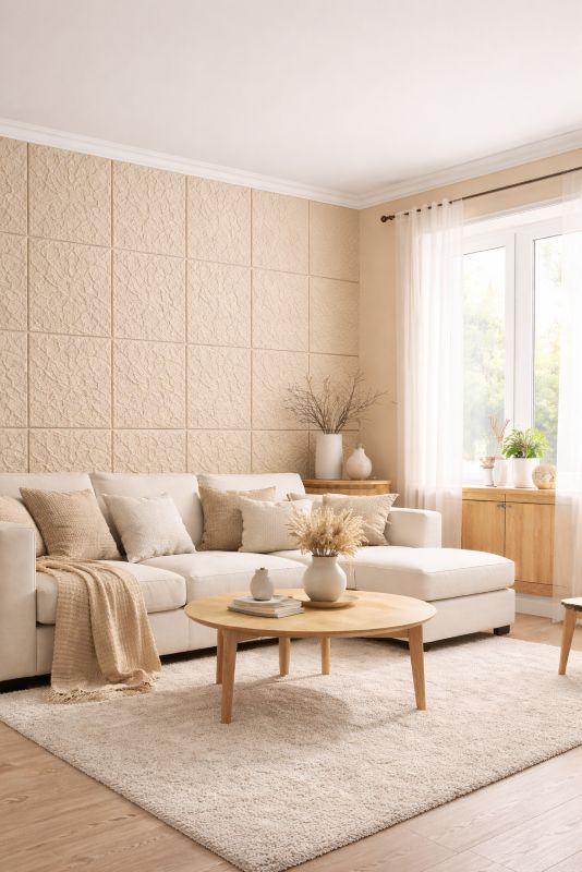Kaseton sufitowy ścienny panel styropianowy zakładkowy Marbet Design  50x50 cm Grys 2 2 m² 8 szt.