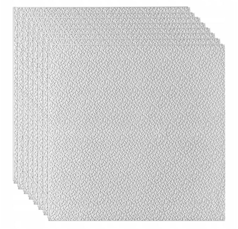 Kaseton sufitowy ścienny panel styropianowy zakładkowy Marbet Design 50x50 cm Grys 2 m² 8 szt.