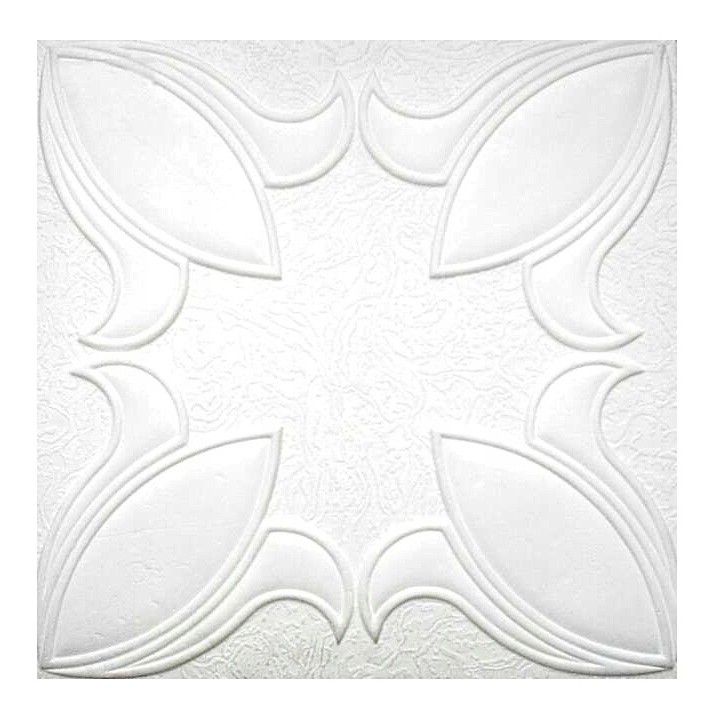 Kaseton sufitowy ścienny panel styropianowy zakładkowy Marbet Design 50x50 cm Irys 2 m² 8 szt.