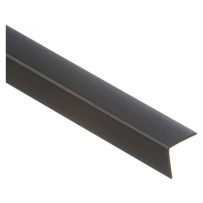 Kątownik PCV Cezar 20 x 20 x 1,1 mm 1 m czarny