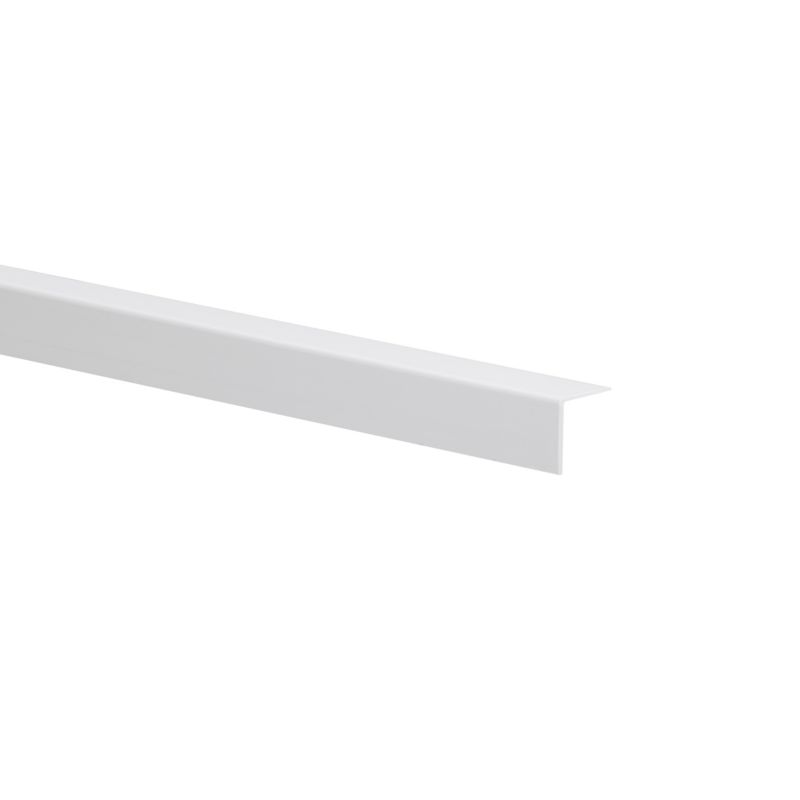 Kątownik PVC 2600 x 15 x 15 x 1 mm biały połysk