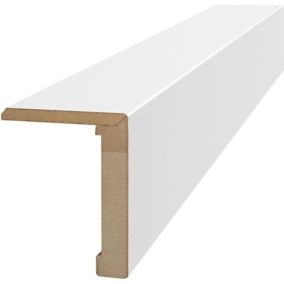 Kątownik Stira Door do ościeżnicy regulowanej z przedłużanym piórem 40 mm 70 cm biały